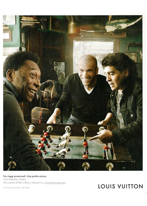 louis vuitton pele zidane|Pelé, Zidane, Maradona .